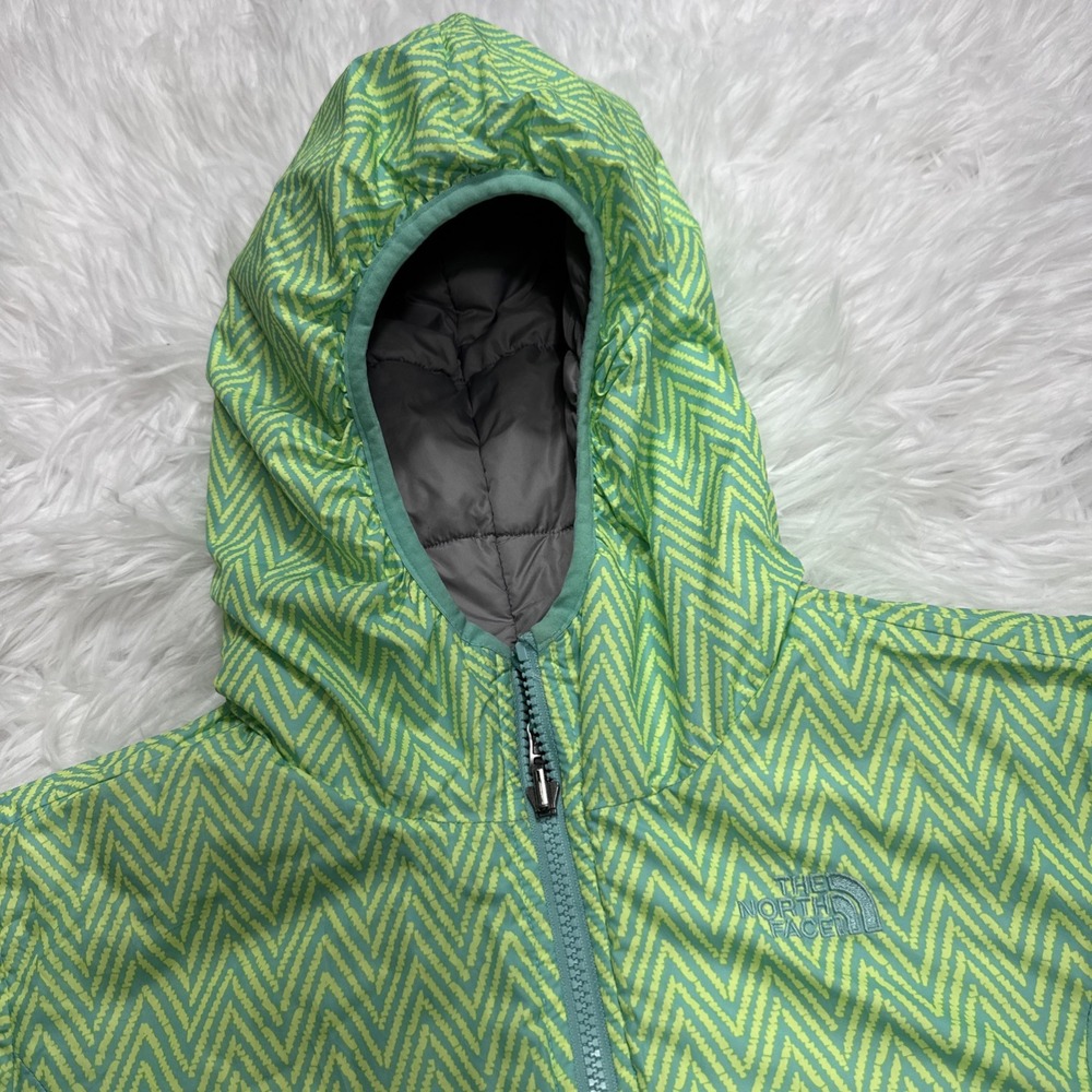 North Face Jacket Girls XL 18 Puffer Insulated Quilted Winter Snow Reversible
